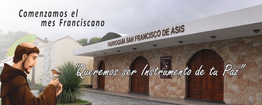 Inicio del mes franciscano